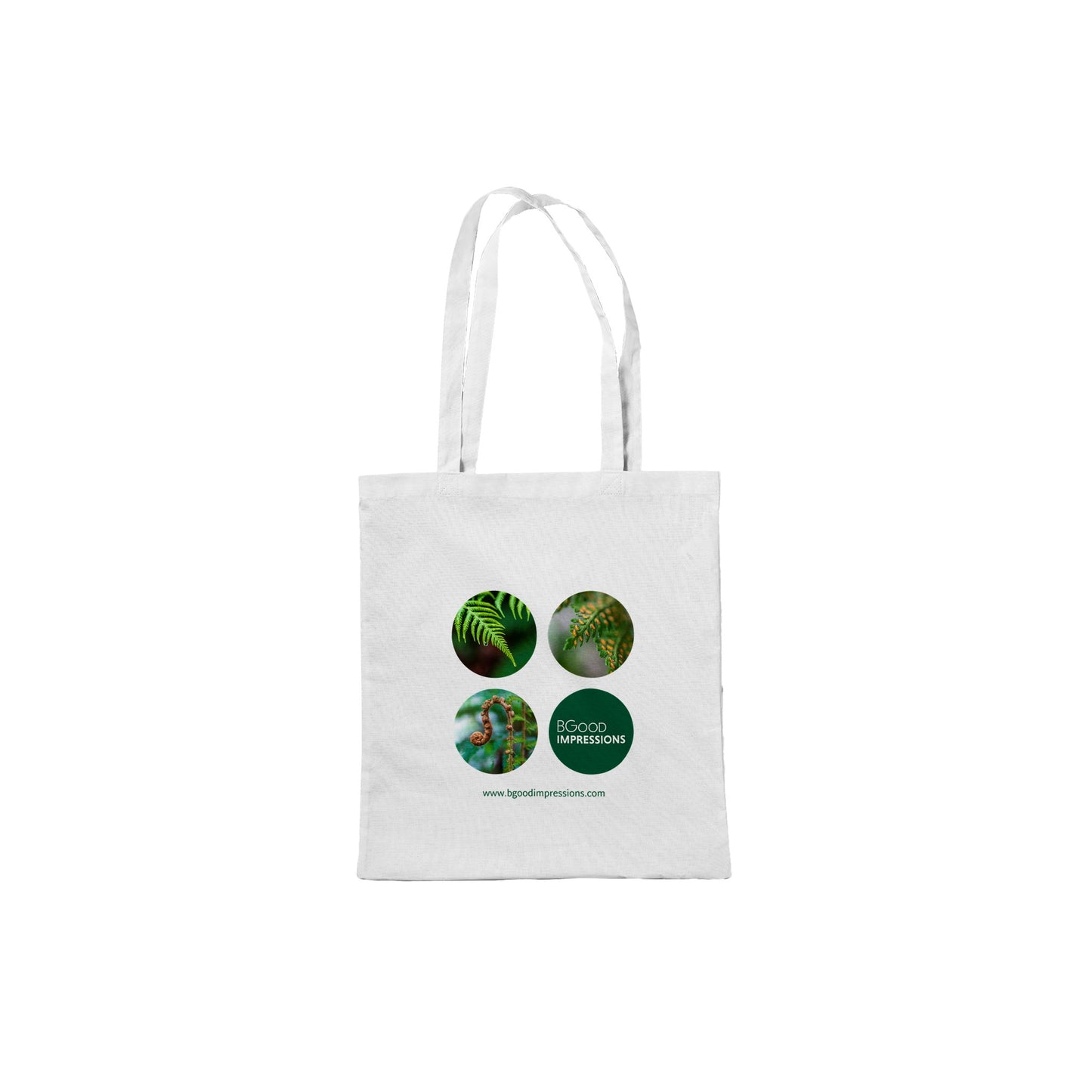 Fiddlehead spiral tote bag