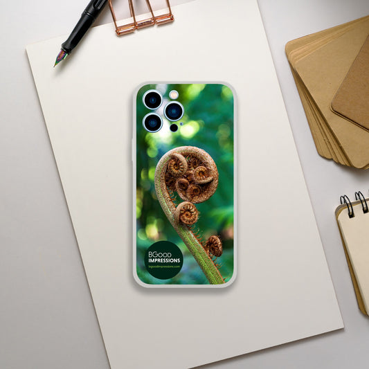 Fiddlehead spiral phone case